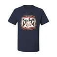 thumbnail image 1 of Baseball Mom Jaguar Print Sports Men's Graphic T-Shirt, Navy, 5X-Large, 1 of 4