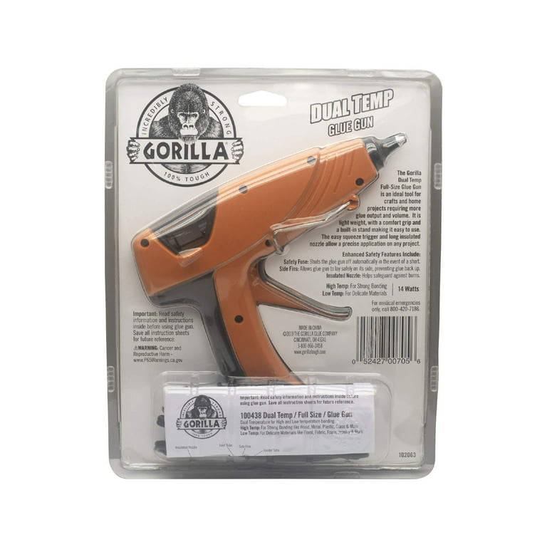 Gorilla Mini Dual-Temp Hot Glue Gun 8401501 - The Home Depot