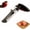 Black, variant on Corer, Stainless Steel  Corer and Divider with  Serrated  - Easy to Use - Core Remover Tool for Apples, Pears, Cupcakes - Heavy-Duty Kitchen Gadget for Baking, Cooking (Black)