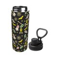 thumbnail image 2 of Cauagu cartoon Skull spider web Print 18oz Vacuum Insulated Stainless Steel Water Bottle,Coffee Travel Mug Spill Proof with Lid,Thermos Cup for Keep Hot/Ice Water Drinks, 2 of 7