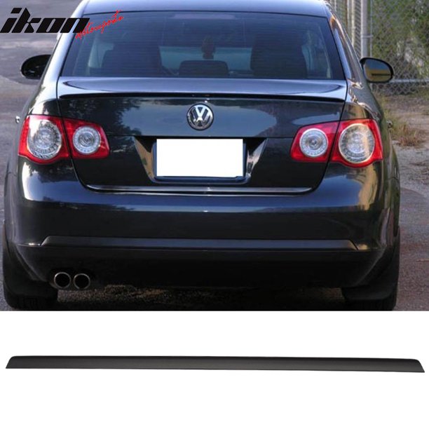 0510 Volkswagen Jetta MK5 PV Style Trunk Spoiler Unpainted Black PU
