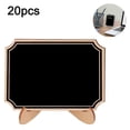 thumbnail image 3 of 20 Pack Mini Chalkboards Signs With Liquid Chalk Marker, Small Wooden Chalkboard Labels With Support Easels, Place Cards Food Signs Blackboards Compat, 3 of 5