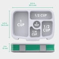 thumbnail image 6 of Bentgo Prints Leak-proof  5-compartment Bento-style Lunch Box - Ideal Portion Sizes For Ages 3-7 Durable Drop-proof Dishwasher Safe & Materials (bug Buddies), 6 of 7