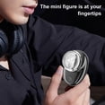 thumbnail image 2 of Mini Electric Shaver USB Rechargeable Waterproof Wet Dry Travel Razor Portable Men Beard Trimmer Hair Remover Tool Father Husband Boyfriend Gift, 2 of 8