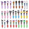 thumbnail image 2 of Retractable Pens 4-Color Halloween Multicolor Pens Spooky Witch Hat Ghost Writing Tools Stationery Pack For Teachers Use* 20PC, 2 of 7