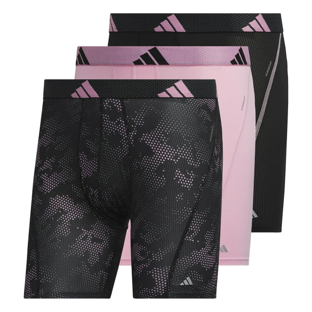 Calzoncillos tipo bóxer adidas Performance Athletic Mesh, paquete de 3