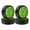 Green, variant on Set of 4 Remote Control Wheel Tires for Crawlers Car Model Rubber Wheel Tires for Remote Control Accessories