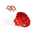 thumbnail image 4 of Siruishop Cerf de Plage 2 Lignes Contrôle Cerf Parapluie Doux Cerf pour Jardin Randonnée Rouge, 4 of 8