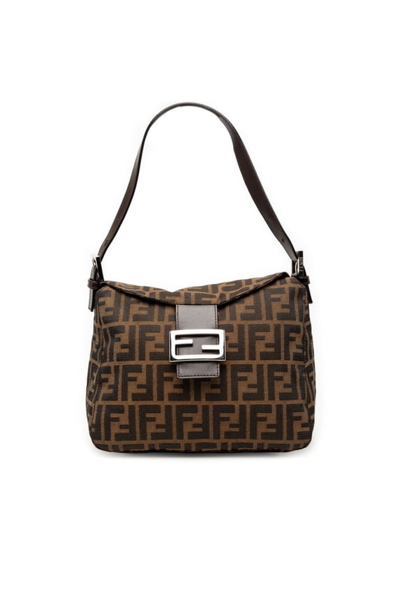 Pre-Owned Fendi Zucca Mamma Baguette Shoulder Bag, One-Shoulder Handbag, 2355264260009,...