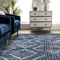 thumbnail image 5 of nuLOOM Spencer Aztec Trellis Area Rug, 8' x 10', Blue, 5 of 9