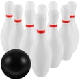 thumbnail image 1 of HLONK Interactive Bowling Toy Set  Plastic  for Kids  Indoor/Outdoor  White, 1 of 7