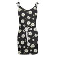 thumbnail image 4 of Vestido sin mangas con tirantes de jersey con estampado sexy a la moda para mujer Pompotops qyievc1316, 4 of 4