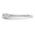 thumbnail image 3 of 14K White Gold Ring Band Wedding Diamond Round 5-Stone , Size 6, 3 of 7
