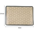 thumbnail image 2 of Silicone Baking Mat Baking Sheet Nonstick Bakeware Mat Heat Resistant Cookie Oven Liner for Cookies Macarons Bread Pastry Toaster Pizza, 1 PC, 2 of 5