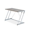 thumbnail image 2 of ACME Finis Desk  in Weathered Oak & Chrome, 2 of 2