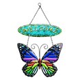 thumbnail image 2 of Arte de pared de mariposa de cartel de bienvenida para Patio de pared de granja, decoración libre artesanía rústica multiusos pintad Azul shamjiam cartel de bienvenida, 2 of 8