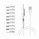 thumbnail image 1 of wonima02 DC 5V Power Cord, USB to 5V DC Power Cable Charging Cord with 9 Adapters (6.4 * 4.4mm, 6.3 * 3.0mm, 5.5 * 2.5mm, 5.5 * 2.1mm, 5.5 * 1.7 mm, 4.8 * 1.7 mm, 4.0 * 1.7 mm, 3.5 * 1.35 mm, 2.5mm), 1 of 1