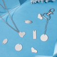 thumbnail image 5 of 60 Pieces Flat Blank Stamped Tag Pendant Charm DIY Jewelry Craft Making, 5 of 5