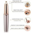 thumbnail image 4 of IllmTech - Rechargeable Eyebrow Trimmer, Painless and Precision Facial Hair Removal Tool with LED Light, Facial, Upper Lip, Nose, and Ear Hair Remover, Professional Grooming for Men and Women, 4 of 8