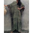thumbnail image 2 of Robe de Plage à Imprimé pour Femmes à Manches Courtes, Grande Taille, Couvre-Maillot, 2 of 5