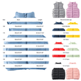 thumbnail image 3 of GiLiling Kids Boys and Girls Winter Puffer Vest Lightweight Sleeveless Jacket with Pockets Quilted Full Zip Outerwear (Yellow, 9-10 Years), 3 of 3