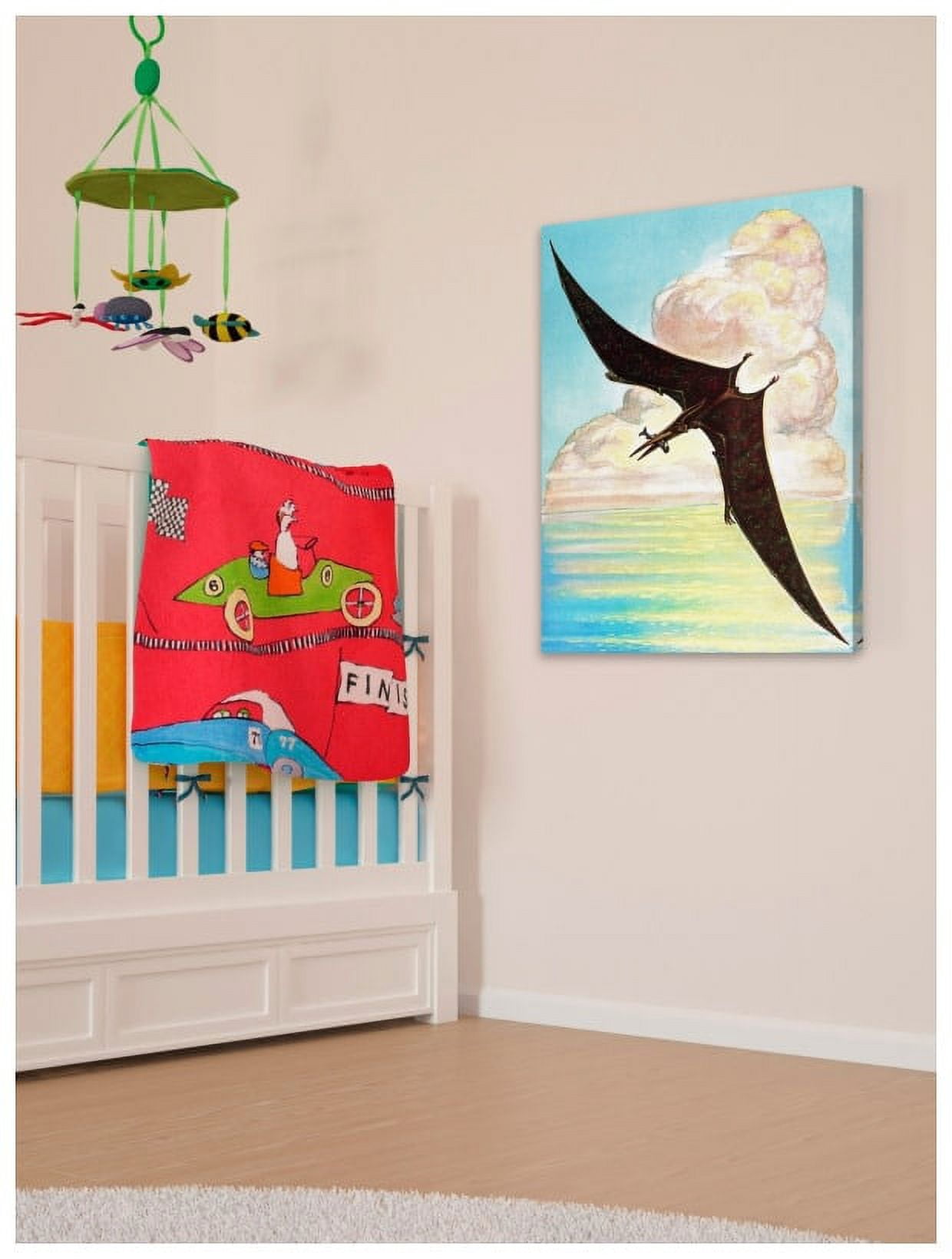 Marmont Hill "Pterodactyl" by Curtis Painting Print on Canvas