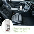 thumbnail image 3 of Masteelf Refillable Round Car Tissue Holder Cylinder, Practical Napkin Dispenser Box for Car, Portable Tissue Box Holder, 3 of 8