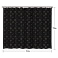 thumbnail image 5 of Black Gold Sun Moon Planet Pattern Shower Curtain 84"x72" ,Bathroom Decorative Shower Curtains Set with 12 Hooks,Modern Waterproof Washable Shower Curtain, 5 of 6