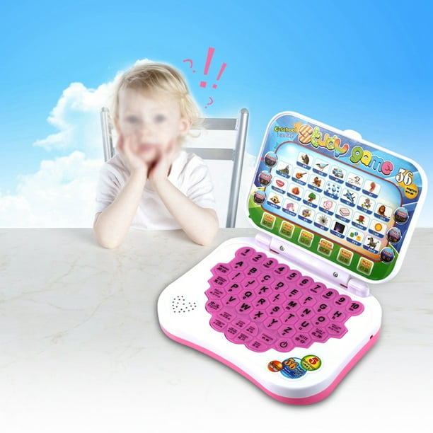 Ordinateur Portable Pour Bébé, Ordinateur Portable Pour Enfants Facile à  Transporter, Intelligent Pour Les Enfants Qui Apprennent Bébé 