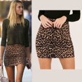 thumbnail image 4 of Women's Leopard Mini Skirt Fashion For Simplicity Bottom Slim Tight Skirt, 4 of 7