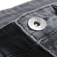 thumbnail image 4 of Men‘s Ripped Skinny Jeans Casual Male Slim Solid Color Long Trousers, 4 of 9
