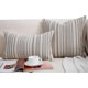 thumbnail image 2 of Stripe PU Leather Square Decorative Throw Pillow Covers Luxury Weave Pattern, 2 of 5