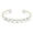 Style B, variant on lureme Freshwater Cultured Pearl Bracelet for Women, Pearl Stretch Bracelet Pearl Cuff Bangle Pearl Sliding Bolo Bracelet (bl003554-4)