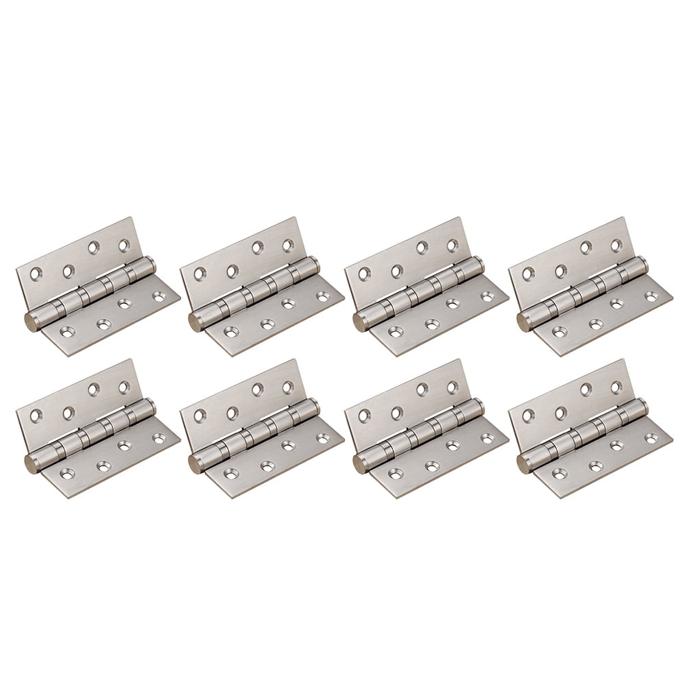 8pcs 4 Inch Door Hinge Stainless Steel Flap Hinge Counter Back Flap
