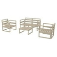 thumbnail image 2 of Mykonos 4 Person Taupe Lounge Set with Acrylic Fabric Taupe Cushions, 2 of 3