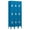 Blue, variant on 12" Wide Triple Tier Standard Metal Locker - 3 Wide - 5 Feet High - 12 Inches Deep - Tan - Unassembled