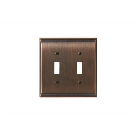 Candler 2 Toggle Oil Rubbed Bronze Wall Plate Candler 2 Toggle Oil Rubbed Bronze Wall Plate
