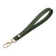 thumbnail image 3 of Llavero de cuero PU Uxcell, soporte de llaves con cierre de anillo dorado metálico anti pérdida para billetera o bolso, verde, 3 of 6
