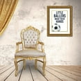 thumbnail image 3 of Studio W 15x18 Gold Ornate Wood Framed with Double Matting Museum Art Print Titled - Little Ballers II, 3 of 4