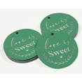 thumbnail image 3 of Inkdotpot Love Is Sweet Wedding Bottle Tag Real Silver Foil Favor Hang Tag 50 Pack, 3 of 7
