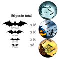 thumbnail image 3 of Pegatinas de Pared de Murciélagos 3D Zulema 56PCS Decoración de Halloween, 3 of 7