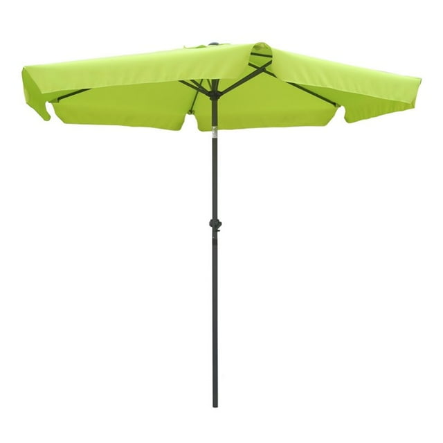 International Caravan St. Kitts Parasol Inclinable 8 Pieds à Manivelle pour Patio en Lime