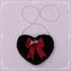 thumbnail image 4 of Bolso bandolera con forma de corazón para mujer y niña, cadena de perlas de felpa, cartera para teléfono, bolso de hombro de felpa Adepaton BST2001373-2, 4 of 5