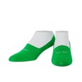 thumbnail image 4 of ODD SOX – Basix Unisex Large No Show Socks – Bright Green – Soft Cotton Blend Low Profile Athletic, 4 of 5
