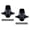 F, variant on 2pcs Splashes Proof Bike Mudguards High Strengths Bike Mudflaps Cycling Mudguards for Reducing Winds Resistances