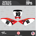 thumbnail image 3 of Kalair GFX Graphics Kit for Honda CRF70 (2004-2023) Speed Series, 3 of 5