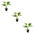 thumbnail image 3 of Inteprter Tortuga realista, flor falsa, plantas artificiales realistas para el hogar, oficina, jardín, balcón, flores falsas JH5472 Type1 NO1, 3 of 6