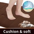 thumbnail image 2 of Memory Foam Bath Mat Rug, 24" x 19", Ultra Soft and Non-Slip Bathroom Rugs, Water Absorbent and Machine Washable Bath Rug for Bathroom, Shower, and Tub, 2 of 7