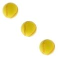 thumbnail image 3 of Guardoinrt Practice Baseball Training Ball Sport Team Softball Game Elastic Match Yellow 7.5cm 3Set, 3 of 6