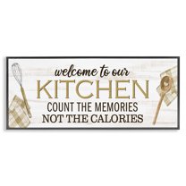 Kim Allen Design Stupell Industries Rustic Lodge Count Memories Not Calories Black ...